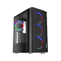 RAMPAGE 650W 80+ CARISMA MESH GAMING MID-TOWER PC KASASI