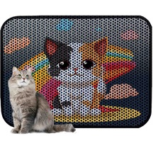 Aktunç Pvs Desenli Kedi Kumu Paspası 60 x 80 CM