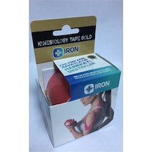 Iron Tape Kinesio  Bandı 5 Metre X 5 Cm Kırmızı