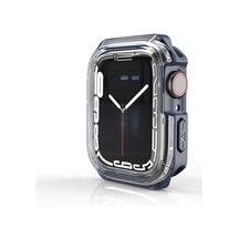 Watch 44mm Mkst Watch Gard 08 Sert Pc + Silikon Koruyucu - Siyah