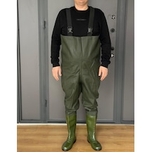 Askılı Bahçıvan Tulum, Çizmeli, 3.8 Mm Mebran Kaplama