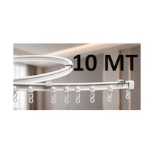 Esnek Oryantal Ray Kıvrılıp Bükülebilen Ray Oval Ve Kıvrımlı Camlar İçin Pratik Çözüm Beyaz10mt - 938330739 Beyaz10mt