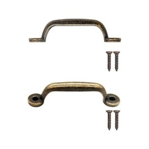 Paket Antik Bronz Çekmece Çekmece Kolları Dolap Kapakları Şifonyerler Büfeler Mutfak Sandıkları 90 X 22 Mm
