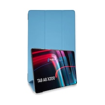 Newface Samsung Galaxy Uyumlu  X200 Tab A8 10.5 Kılıf Tablet Smart Kılıf - Mavi Tablet Kılıfı