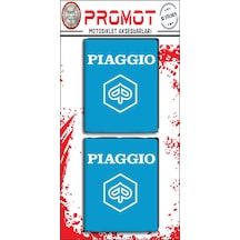 Stıcker Seti Piaggio Uyumlu 3d Damla Logo 5 Nötr