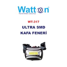 Watton Wt 317 Ultra Smd Kafa Feneri Gri - Siyah