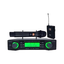 Roof R-203 El Yaka Uhf Band 2 Kanal Kablosuz Mikrofon