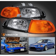 Honda Civic 1992-1995 H.b 3.kapı Far Yanı Sinyal Jdm Ön Far