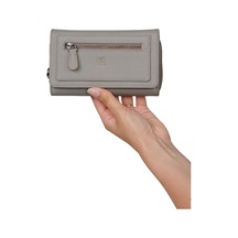 Mft Leather Hakiki Deri Kadın Cüzdan Vanilla 2716 Flother Mat Vizon