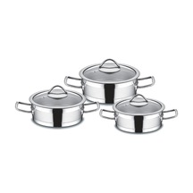 Kahramanlar 3 Parça Sırma Cam Kapaklı Omlet Set