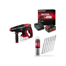 Te-hd 18/20 Li - Solo Akülü Pnömatik Matkap + 18v 4,0 Ah Pxc Starter Kit, Akü Ve Şarj Cihazı + Sds Plus Uç Seti 7 Parça, 6-14/160 Mm