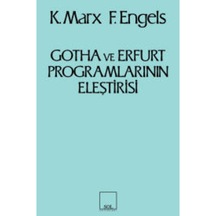 Gotha Ve Erfurt Programlarının Eleştirisi 9789757399896