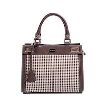 Kadın Silver & Polo Sp1174-m191 Sılver Polo El Çantası Kahve Sarı-kahve kahverengi