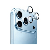Epro Apple İphone 18 Pro Max Uyumlu Safir Lens Kamera Cam Koruyucu - Mavi