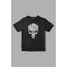 The Punisher " Skull " Baskılı Tişört Siyah