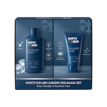 North For Men Subzero Saç Ve Vücut Şampuanı + North For Men Subzero 2'si 1 Arada Nemlendirici Jel Normal