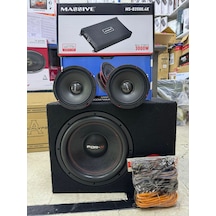 X-120 30 CM Bass Massive 3000W 16CM Midrange Anfi Kablo