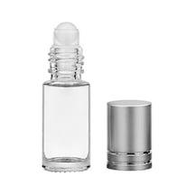 Cam Roll On Şişe Gümüş Kapaklı 10 Ml 20 Adet
