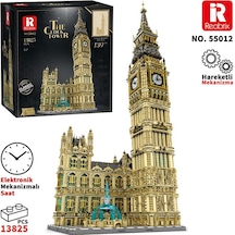 Reobrix 55012 Saat Kulesi Big Ben Yaratıcı Yapı Blok Seti Building Blocks The Clock Tower -13825parça