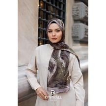 Mimiyum Authera Desen Soft Şal Kum Yeşili