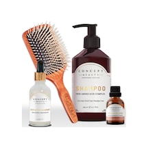 Concept Beauty Dökülme Karşıtı Şampuan 240 ML + Hair Loss Shot 20 ML + Hair Activating Serum 50 ML + Saç Fırçası