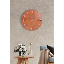 Çap 37 Cm Model 58 Dekoratif Cam Saat Taba