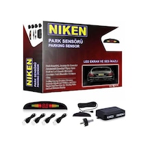 Niken Park Sensörü Ekranlı Ve Ses İkazlı Beyaz