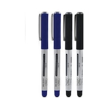 Ekonomik Kaliteli Mavi Ve Siyah 0.5mm Pilot Kalem 4 Adet R.k Mavi