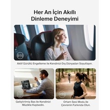 Soundform Anc Gerçek Kablosuz Kulak İçi Kulaklık, Dahili Mikrofonlu, Usb-c Hızlı Şarj, 28 Saat Pil Ömrü, Ipx5 Suya Dayanıklılık,, Galaxy, Vb. İçin Bluetooth Kulaklık, Beyaz