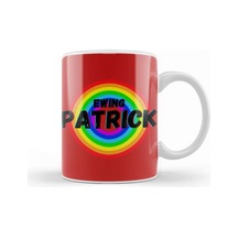 Patrick Ewing Basketball Gifts Vintage Retro Rainbow Quotes For Boys And Dad Kupa Bardak Porselen No13446 Karışık