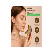Lenf Drenaj Masaj Fırçası Yüz Boyun Çene Yumuşak Kıl Karışık