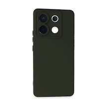 Newface Xiaomi Redmi Note 13 Pro 5g Kılıf Nano İçi Kadife Silikon - Koyu Yeşil Diğer