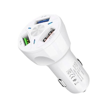Powermaster Te-091 3xusb 3.0 Çakmaklık Hızlı Araç Şarj Cihazı