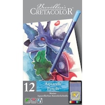 Cretacolor Marino Aquarelle Pencils 12 Renk