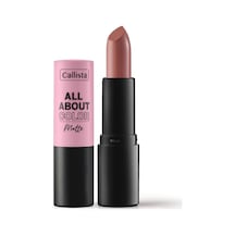 All About Color Matte Lipstick Mat Görünümlü Ruj 507 Kiss Me More, Nude Çok Renkli