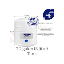 Su Arıtma Tankı 8lt Tüm Cihazlara Uyumlu, Nsf Onaylı, Paslanmaz Ç