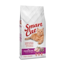 Smart Cat Tavuk Etli ve Ciğerli Yetişkin Kedi Maması 10 KG