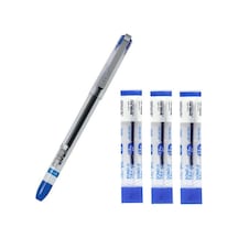 Mavi My Gel 0.5 MM Ince Iğne Uçlu Jel Kalem 1 Adet ve Kalem Yedeği N11.2211