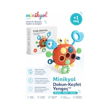 Duyusal Aktivite Yengeci Çekmeli Basmalı Renkli Eğitici Seyahat Oyuncağı