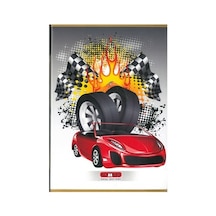 Komeks Dikişli Defter Karton Kap. Kareli 80 Yp A4 Yarış