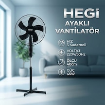 Hegı Ayaklı Vantilatör 40cm - 45w-26951