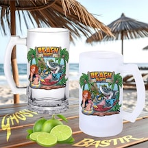 Beach Party Buzlu Ya Da Buzsuz Bira Bardağı