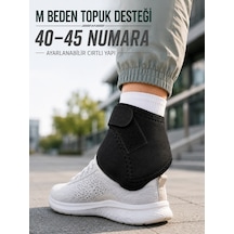 M Beden Topuk Çorabı 40-45 Numara Ayarlanabilir Cırtlı Topuk Destekleyici - Lisinya