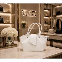 Housebags Vivienne Trend Omuz Çantası Beyaz