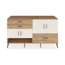 Hyperion Konsol 3 Raflı 3 Çekmeceli 4 Kapaklı 176x44x99 Çam-aytaş Çam-aytaşı/çam