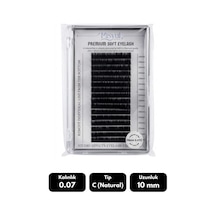 Misyul 0.07c Natural Kıvrım 10 Mm Soft Eyelash Doğal İpek Kirpik 16'lı