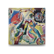 Kandinsky - La Rouge Tablosu - 70x70cm 7/8 Yaş