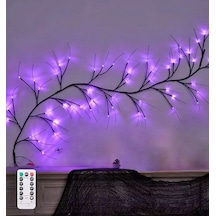Dekoratif Mor Sarmaşık Led 36 Led İç Mekan Uyumlu 8 Farklı Mod Ayarlı- Usb Kablolu