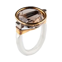 Mineral Takı Aquamarine Tasarım Yüzük