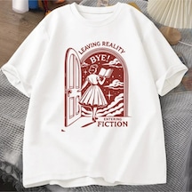 Tarzsokak Beyaz An Vintage Eğlenceli Kitap Sevgilisi Okuma Streetwear Grafik Vi Beyaz